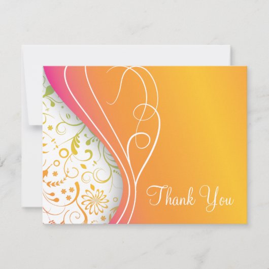 Cartes élégantes de Merci (Devant)