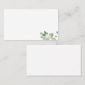 Cartes élégantes de Place Flat Flat Blush (Devant / Derrière)