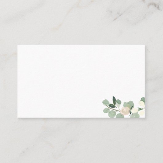 Cartes élégantes de Place Flat Flat Blush (Devant)