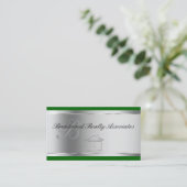 Cartes élégantes d'entreprise immobilière (Debout devant)