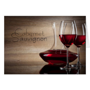 Cartes élégantes et sophistiquées Cabernet
