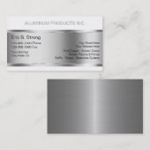 Cartes en aluminium d'entreprise de construction (Devant / Derrière)