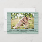 Cartes en bois Arrière - plan-3x5 Faire-part de gr (Dos)