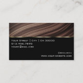 Cartes en bois de texture Logo en bois massif (Dos)