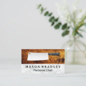 Cartes en bois en marbre | Couteau boucher (Debout devant)