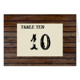 Cartes en bois foncées de nombre de Tableau