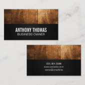 Cartes en bois | Maillage noir (Devant / Derrière)