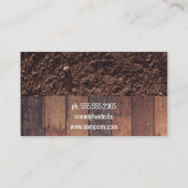 Cartes en bois | Véhicules de construction (Dos)