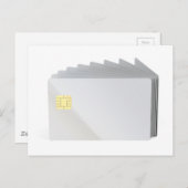 Cartes en plastique vierge avec puce (Devant / Derrière)