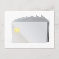 Cartes en plastique vierge avec puce