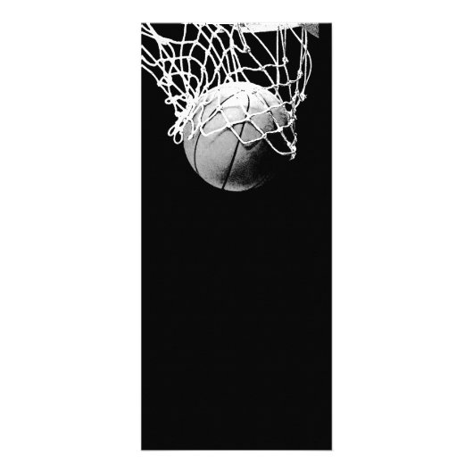 Cartes en rack de basket-ball B&W (Devant)