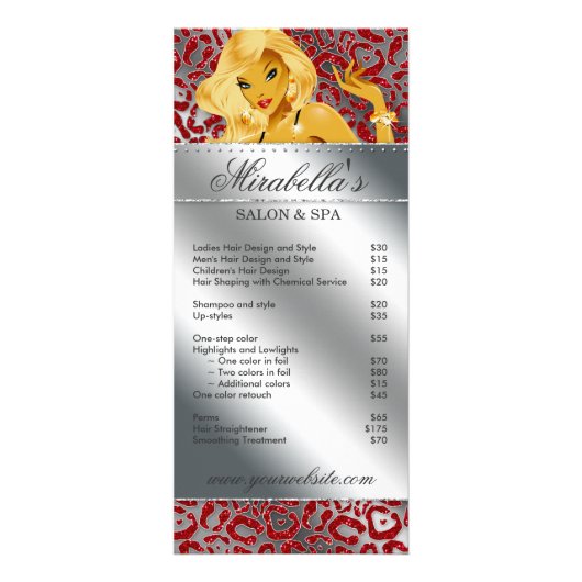 Cartes en rack de salon Bijoux Tanning Argent Park (Devant)