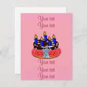 Cartes en rack pour gâteaux Valentine (Devant / Derrière)