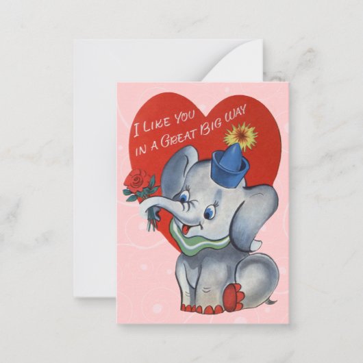 Cartes enfants Valentine vintage (Devant)