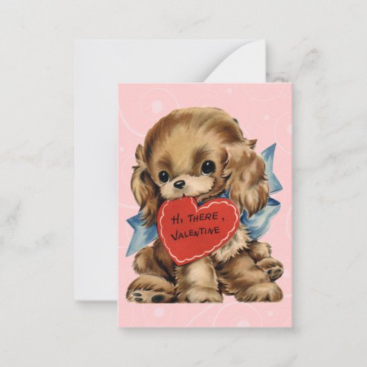 Cartes enfants Valentine vintage (Devant)