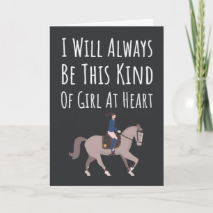 Cartes équestres pour fille amoureuse des chevaux 