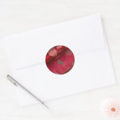 Cartes et autocollants en papier rouge brillant (Enveloppe)