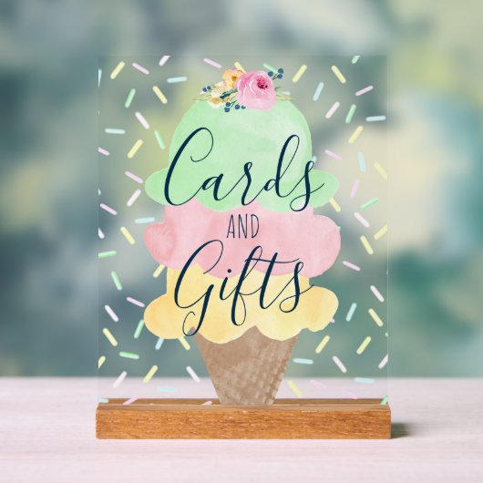 Cartes et Cadeaux Aquarelle Glace (Neutre)