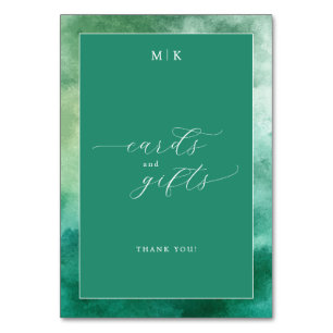 Cartes et Cadeaux Aquarelle Vert Grateful Green
