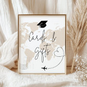 Cartes et cadeaux Carte du monde poster de remise 