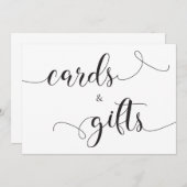 Cartes et cadeaux Carte Signale Mariage - Calligra (Devant / Derrière)