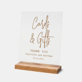 Cartes Et Cadeaux Chic Moderne Mariage Événement (Angle)