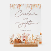 Cartes et cadeaux Citrouilles Boho Fall (Recto)