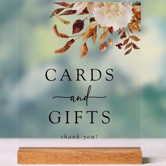 Cartes et Cadeaux d'Automne