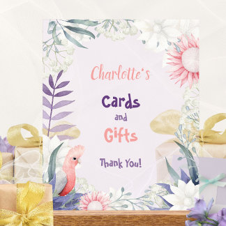 Cartes et Cadeaux de Baby Shower Fleur de Lavande