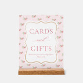 Cartes et Cadeaux de Fête de Fiançailles Fleuris s (Recto)