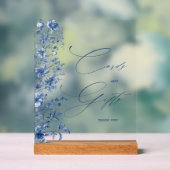 Cartes et cadeaux de Fête des mariées bleu (Neutre)