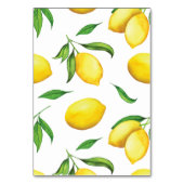 Cartes et cadeaux de Fête des mariées citron aquar (Dos)
