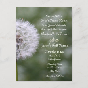 Cartes et cadeaux de mariage Fleurs Sauvages