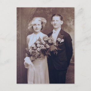 Cartes et cadeaux de mariée et de chambre Vintage