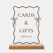 Cartes et Cadeaux de Réception de Mariage Noir Att