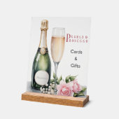 Cartes et Cadeaux de Réception de Mariage Perles e (Angle)
