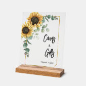 Cartes et cadeaux de tournesol Eucalyptus Fête des (Angle)