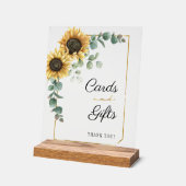 Cartes et cadeaux de tournesol Eucalyptus Mariage (Angle)