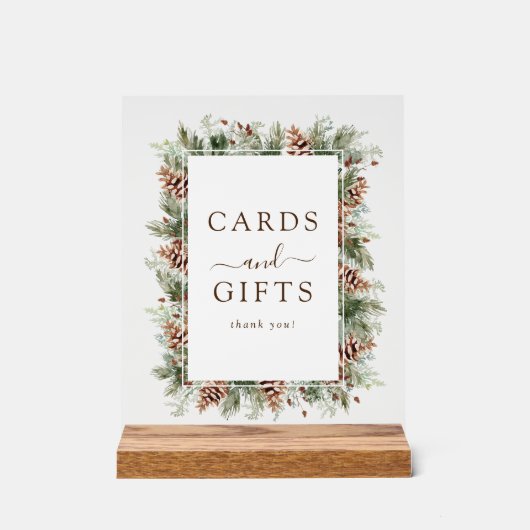 Cartes et cadeaux d'hiver (Recto)