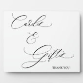 Cartes et cadeaux Écriture Tabletop Plaque (Devant)