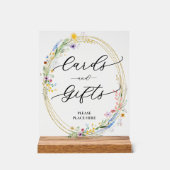 Cartes et cadeaux Fleur sauvage chic (Recto)