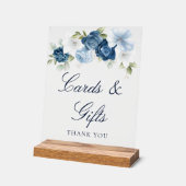 Cartes et cadeaux Floral Dusty Blue (Angle)
