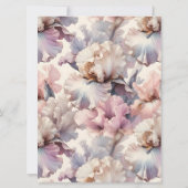 Cartes et Cadeaux Mariage Signal, Élégant floral B (Dos)