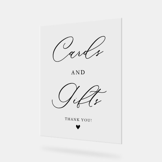 Cartes et cadeaux modernes et élégants (Angle)