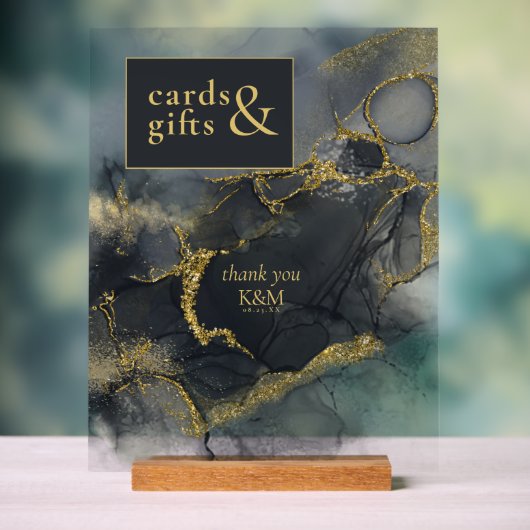 Cartes et cadeaux Moody Ink Charcoal Gold ID988 (Neutre)