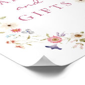 Cartes et cadeaux Poster de thé pour mariée (Coin)