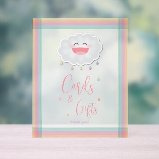 Cartes et cadeaux pour bébés à arroser de nuages d (Neutre)