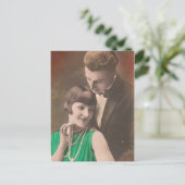 Cartes et Cadeaux pour Couples Romantiques Antique (Debout devant)