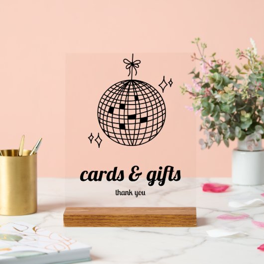Cartes et cadeaux Retro Disco (Mariage)