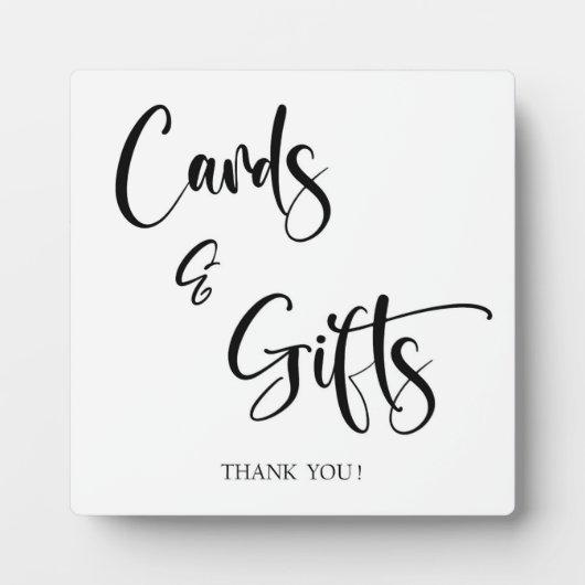Cartes et cadeaux Signal Mariage Tabletop Plaque (Devant)